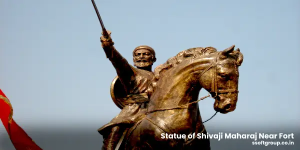 Statue of Shivaji Maharaj Near Fort